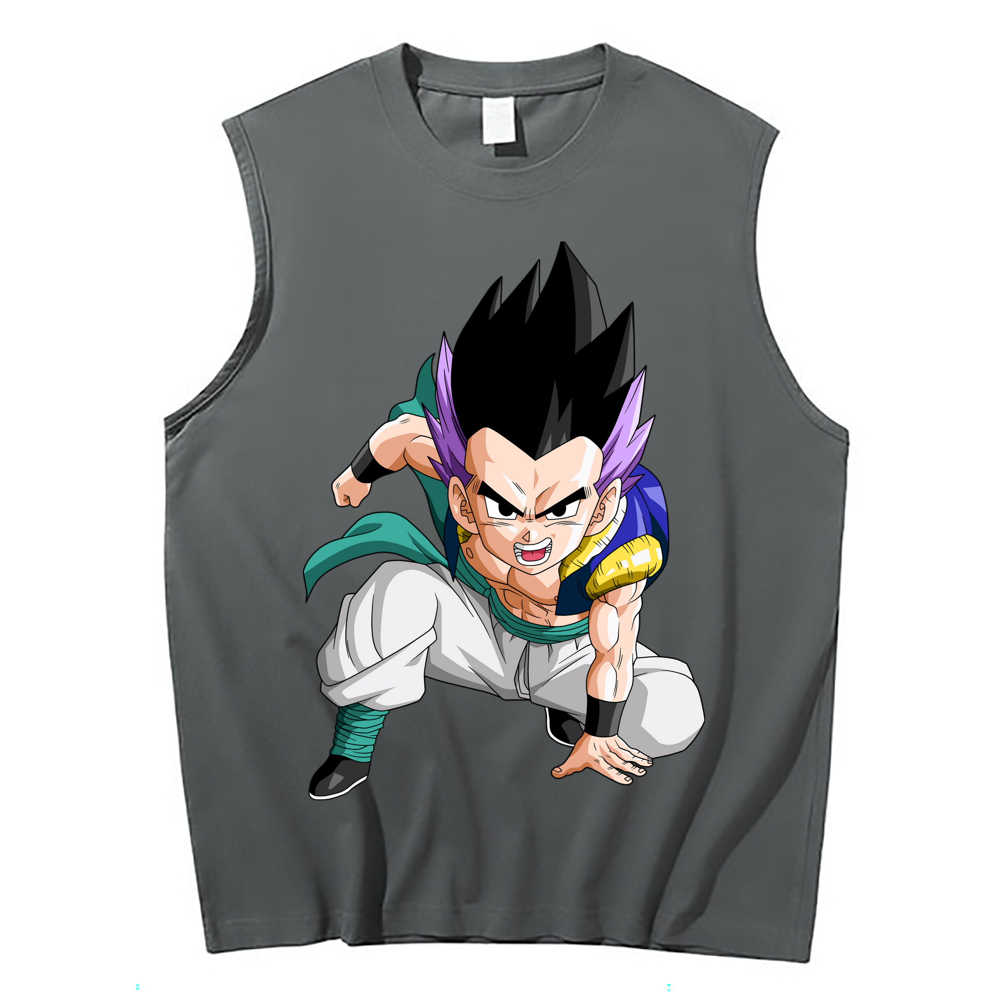 （画像用） ドラゴンボール 孫 悟飯（そんごはん）DRAGON BALL Son Gohan コットン100％タンクトップ（フロントプリント）